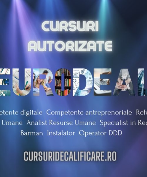 CCentrul de Formare Profesională Eurodeal oferă cursuri de Competențe Digitale, esențiale pentru proiectele ce vizează finanțări guvernamentale
