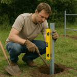 Pot fi ancorați stâlpii din țeavă zincată direct în pământ fără beton