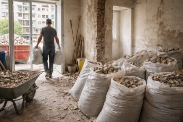 Cât costă să scapi de molozul de la renovarea apartamentului în 2026?