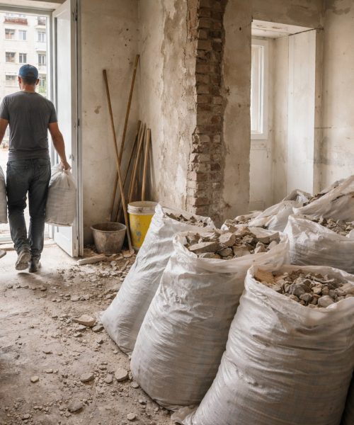 Cât costă să scapi de molozul de la renovarea apartamentului în 2026?