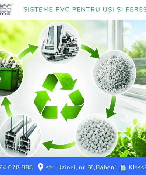 Capacitatea de reciclare a profilelor PVC înfoliate