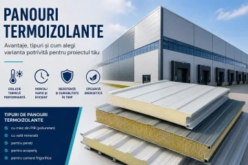 Panouri termoizolante: avantaje, tipuri și cum alegi varianta potrivită pentru proiectul tău