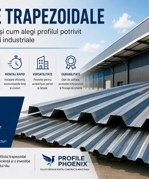 Profile trapezoidale: avantaje, utilizări și cum alegi profilul potrivit pentru construcții industriale