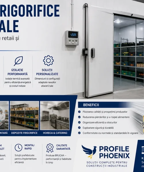 Camere frigorifice comerciale: soluții eficiente pentru retail și industria alimentară