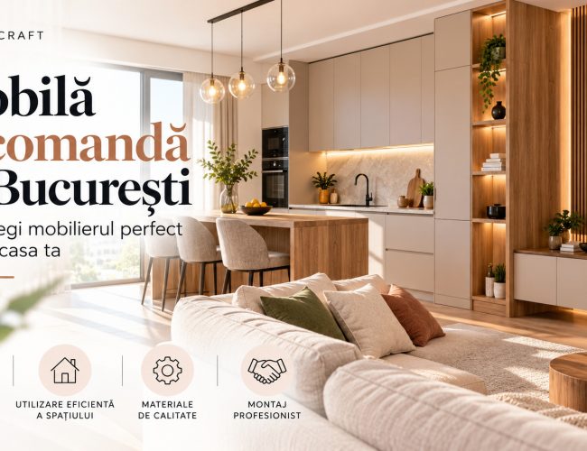 Mobilă la comandă în București: cum alegi mobilierul perfect pentru casa ta